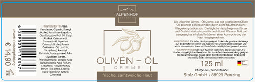 Крем с маслиново масло Alpenhof 125 ml: Средиземноморска Нежност за Вашата Кожа